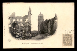 55 - MONTMEDY - BOMBARDEMENT DE 1870 - EDITEUR PIERROT - Montmedy