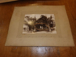 Top Photo Congo Belge Pavillon Du Consulat Français à Banana  12x16cm Hors Passe Partout Carton Fin 19e Siecle? - Lieux