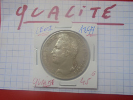 +++QUALITE+++Léopold 1er. 5 Francs 1849 ARGENT (A.5) - 5 Frank