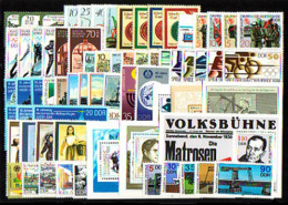 3140-3220 DDR-Jahrgang 1988 Komplett, Postfrisch ** / MNH - Annual Collections