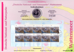 2407 Nationalparks Naturpark Wattenmeer - Numisblatt 3/2004 - Coin Envelopes