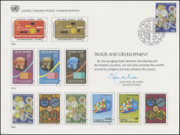 UNO Erinnerungskarte EK 24 Handel Und Entwicklung 1983, NY-FDC 6.6.1983 - Otros & Sin Clasificación