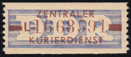 20-L-Neudruck Dienst-B, Billet Braun Auf Violett, ** Postfrisch - Neufs