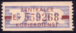 20-E-Neudruck Dienst-B, Billet Braun Auf Violett, ** Postfrisch - Mint