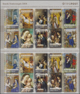 2359-2368 Wofa Weihnachten 2005 - Folienblatt 5x2+5x2 (20 Marken), Postfrisch ** - Andere & Zonder Classificatie