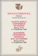 Philatelistische Dokumentation: Weltfrauenkonferenz Peking 1995 Mit ESSt - Berühmte Frauen