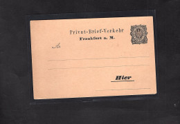 Privatpost, Frankfurt 2 Pf   Ganzsache , Ungebraucht - Private & Local Mails