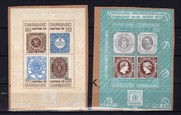 Danemark - (1975-76) -  BF - HAFNIA 76 -  Neufs  Sans Gomme - Blocs-feuillets