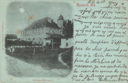 Luxembourg Remich Schloss Bubingen Chateau CPA + Timbre Reich Cachet 1898 - Remich