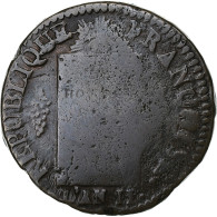 France, Sol Aux Balances, ND(1794) - An II, Pau, Bronze, B+, Gadoury:21 - Altri & Non Classificati