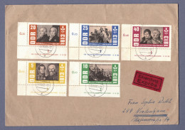 DDR Eilsendung Brief - 1963 - 150. Jahrestag Der Befreiungskrieg DRUCKVERMERK SATZ - Sassnitz 28.10.63  (DRSN-0011) - Storia Postale