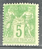 Timbre N°106 Chez Y&T - 1898-1900 Sage (Tipo III)