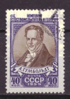 Soviet Union USSR 2224 Used Alexander Von Humboldt (1959) - Oblitérés