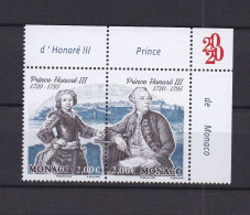MONACO 2020 TIMBRE N°3247/48 NEUF** PRINCE HONORE III - Unused Stamps