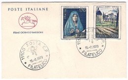 1979-s.2v."Arte Italiana"su Fdc - FDC