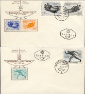 1963-Autriche Osterreich Austria S.7v."Olimpiadi Invernali Di Innsbruck"su Quatt - FDC