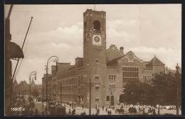 AK Amsterdam, Beursplein, Strassenbahn  - Tramways