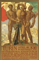 1911-Turin April-November Internationale Industrie-und Gewerbe-Ausstellung,illus - Patriottisch