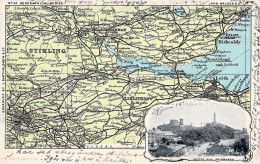 Edinburg - Panoramakarte Gel.1903 - Midlothian/ Edinburgh
