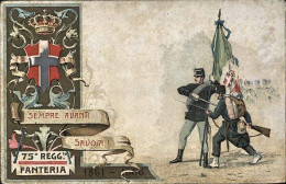 1904-"75 Reggimento Fanteria" - Patriottisch