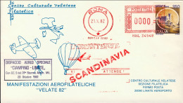 1982-manifestazione Aerofilateliche Velate '82 Con Affrancatura Meccanica Rossa  - Machines à Affranchir (EMA)