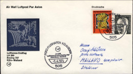 1974-Germania Berlino Lufthansa I^volo LH 288 Colonia Milano Del Primo Aprile, D - Covers & Documents