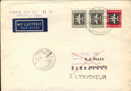 1960-Germania DDR I^volo CSA Praga Roma Del 1 Aprile, Non Quotato Dal Cat.Pelleg - Lettres & Documents