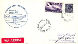 1971-Lufthansa I^volo Per L'estremo Oriente Con Boeing 747 Roma Francoforte Del  - Airmail