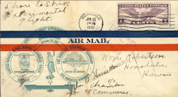 1931-U.S.A. "Hawaii I^volo Sperimentale Posta Aerea Shore To Ship Experimental F - Hawaii