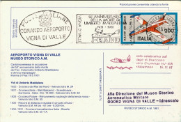 1981-cartolina Commemorativa Per Il 50 Anniversario Della Morte Di Umberto Madda - 1981-90: Marcofilie