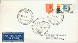 1975-per Il XXVII^giro Aereo Internazionale Di Sicilia - Airmail