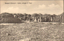 1911/12-"Guerra Italo-Turca,Bengasi (dintorni)-Uadai, Villaggio Di Negri" - Libië