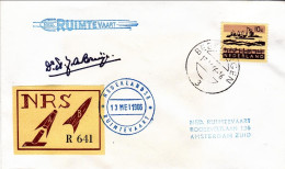 1966-Holland Nederland Olanda Razzogramma Affrancato + Erinnofilo Giallo - Postal History