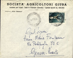 1959-Somalia A.F.I.S. Cat.Sassone Euro 180, Affr. Posta Aerea 1,20som.Gazzella,a - Somalia (AFIS)