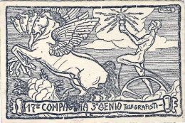 1920circa-rara Cartolina Della 17^ Compagnia 3^ Genio Telegrafisti - Heimat