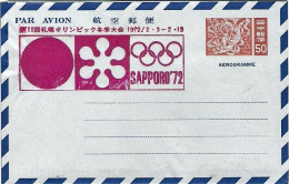 1972-Giappone Japan Nuovo 50y." Sapporo '72" - Storia Postale