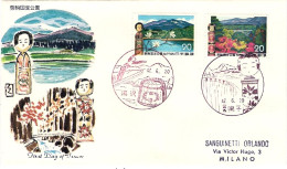 1972-Giappone Japan S.2v."Parco Nazionale Kurikoma" Su Fdc - FDC