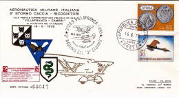 1978-San Marino Aerogramma Volo Postale Supersonico Dispaccio Aereo Straordinari - Luftpost