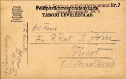 1917-Austria Feldpostkorrespodenzkarte Diretta A Trieste - Lettres & Documents