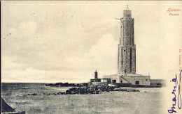 1901-Livorno Fanale, Cartolina Viaggiata - Livorno