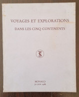 Voyages Et Explorations Dans Les Cinq Continents (Catalogue D'exposition 1986) - Kunst