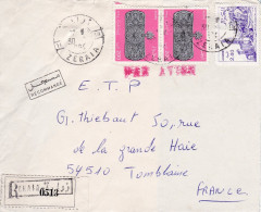 Algérie-1984--lettre Recommandée De ZERAIA Pour TOMBLAINE-54(France), Timbres , Cachet..voir état - Algérie (1962-...)