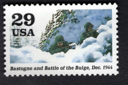2039991470 1994 SCOTT 2838J (XX) POSTFRIS MINT NEVER HINGED -  WORLD WAR II - SOLDIERS IN SNOW - BASTOGNE - Unused Stamps