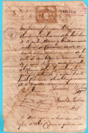 CUBA Colony Of Spain Fiscal Document 1886 / 87 Habana (folded) - Cuba (1874-1898)