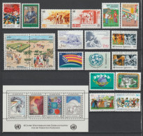 NATIONS UNIES ONU / VIENNE - 1986/87 - ANNEES COMPLETES ** MNH - COTE = 48.5 EUR - Ungebraucht