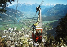 CHUR Luftseilbahn Brambrüesch, Blick Auf Churer Rheintal - Coire