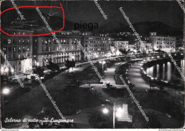 Ah831 Cartolina Salerno Di Notte Il Lungomare - Salerno