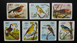 CAMBODGE / CAMBODIA/  Expo Argentina '' Oiseaux'' 1985   ( Imperf ) - Climbing Birds