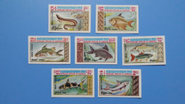 CAMBODGE / CAMBODIA/ The Native Fish Of Kampuchea 1983 ( Imperf ) - Cambodia