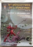 C1 Affiche CAZA Rencontres SEVRES SF 2009 Science Fiction Et Fantasy 30 X 42 Cm  Port Inclus France - Affiches & Offsets